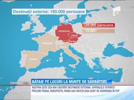 Vin Sărbătorile, vin! Românii se luptă pentru a petrece câteva zile la munte în perioada Crăciunului