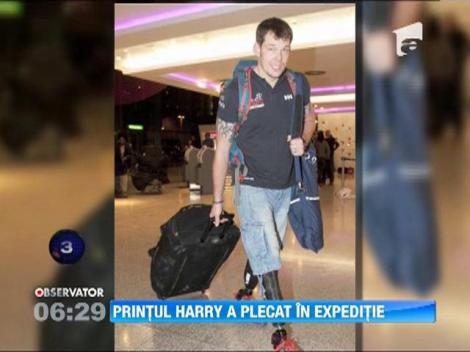 Prinţul Harry, expediţie spre Polul Sud