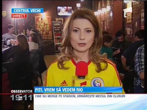 Mihaela Călin este alături de Naţională din centrul vechi al Capitalei