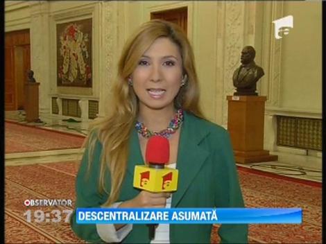 Proiectul descentralizării a fost asumat de Guvern în Parlament
