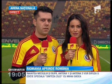 Geanina Ilieş şi Daniel Osmanovici ne introduc în atmosfera de pe Arena Naţională