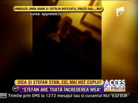 Vica Blochina şi Ştefan Stan, primele imagini în ipostaze tandre