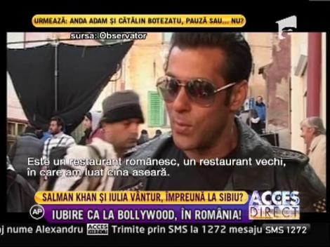 Salman Khan si Iulia Vântur, din nou împreuna!
