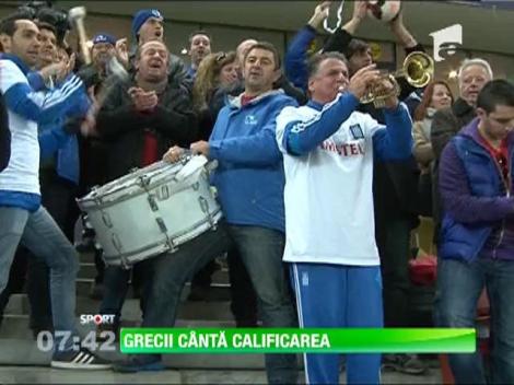 Fanii greci sunt gata s fac spectacol