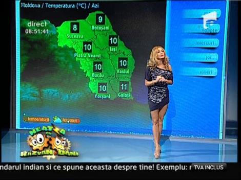 Vremea cu Flavia Mihășan:”Va veni un val de căldură în următoarele zile”