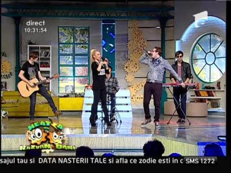 Amna și What's Up, o colaborare inedită. Și-au prezentat „armele” la ”Neatza”