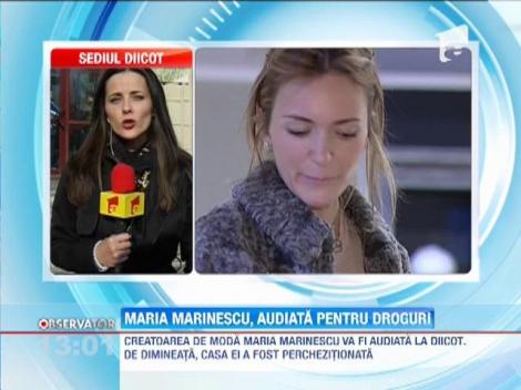 Maria Marinescu, audiată pentru droguri