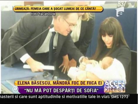 Elena Băsescu şi-a prezentat prinţesa colegilor din Parlamentul European