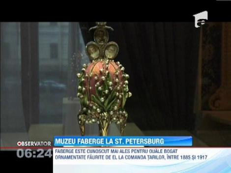 Primul muzeu dedicat renumitului bijutier Fabergé, deschis la Sankt Petersburg