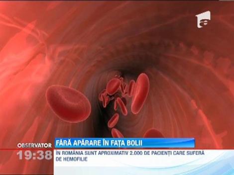 În România, bolnavii de hemofilie trăiesc o dramă