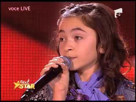 Next Star sau X Factor? Bianca Petcu a interpretat piesa "Impossible"