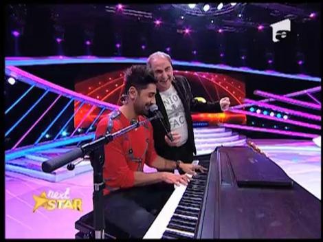 Connect-R improvizeaza la pian, pe scena de la Next Star