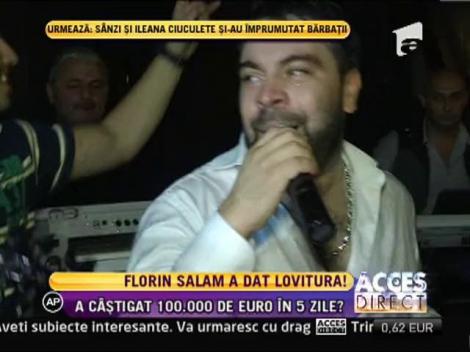 Florin Salam a câştigat 100.000 de euro în cinci zile