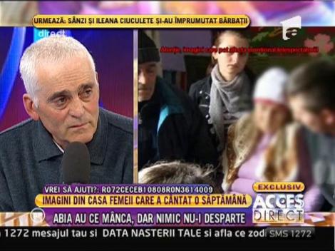 Vezi imagini din casa femeii care a cântat o săptămână!