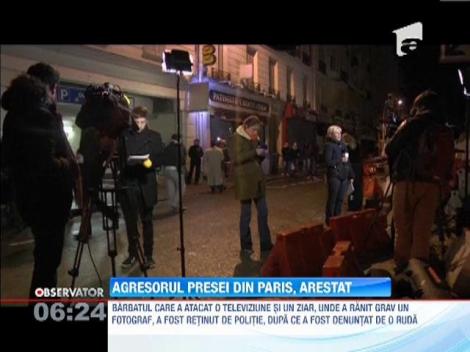 Poliţia franceză l-a arestat pe bărbatul care a atacat, cu o armă de foc, două instituţii de presă