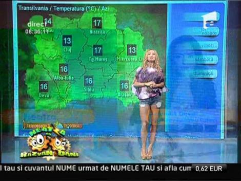 Vremea cu Flavia Mihășan: ” Încă ne putem bucura de plimbări în aer liber fără umbrele”