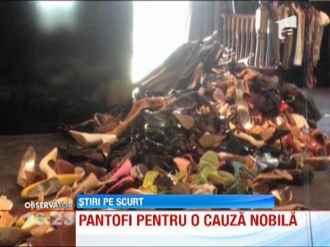 Ajutor de lux! Victoria Beckham oferă sinistraţilor din Filipine câteva sute de perechi de pantofi