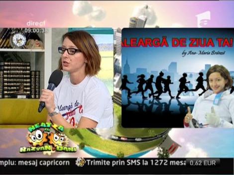 Duminică, de la 10:00, în Parcul Tineretului, Ana Maria Brânză lansează campania "Aleargă de ziua ta"