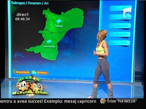 Vremea cu Flavia Mihășan:”Temperaturi ridicate, dar va ploua pe arii extinse”