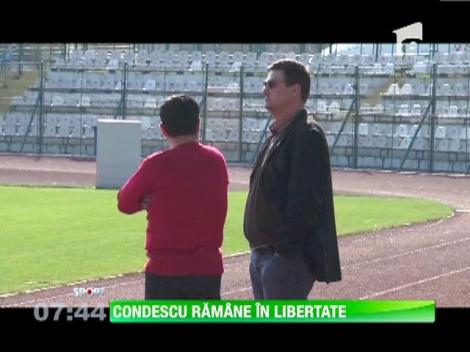 Marin Condescu vede din tribună derbiul dintre Pandurii şi Steaua