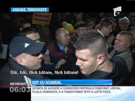 Vot cu scandal la filiala PDL Dâmboviţa