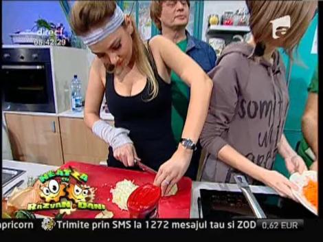 Spaghete cu parfum de week-end şi gulaş de soia