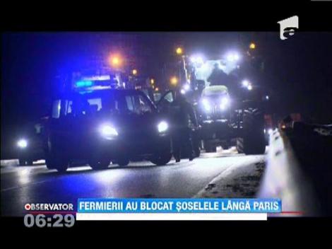 Parisul, blocat de fermieri