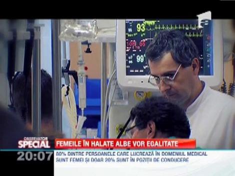 Femeile în halate albe vor egalitate