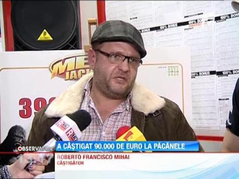 Un bucureştean a câştigat 90.000 de euro la păcănele