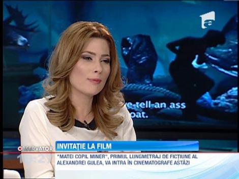 "Matei, copil miner", primul lungmetraj de ficţiune al Alexandrei Gulea, intră de astăzi în cinematografe