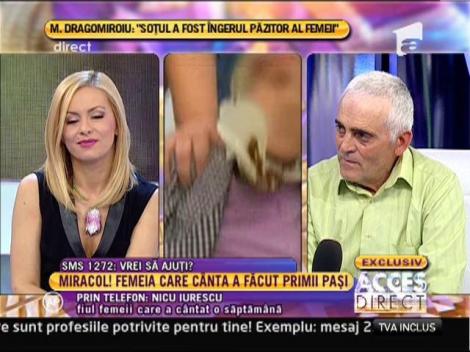 Nicu Iurescu, fiul femeii care a cântat o săptămână, a vorbit la Acces Direct