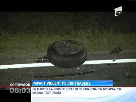 Accident rutier violent pe Drumul Naţional 71