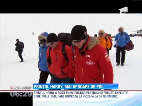 Prinţul Harry a sosit în Antarctica