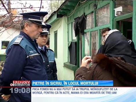 SOCANT! Bucăţi de BCA în sicriu, în locul moartei