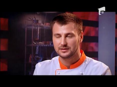 Degustarea: Muşchi de vită cu piure de morcovi & Scoici Saint Jacques cu spumă de zmeură