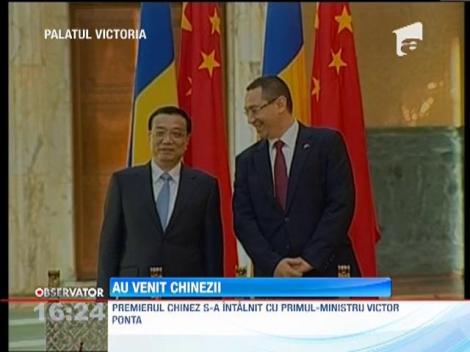 Premierul Chinei, Li Keqiang, a ajuns in Romania