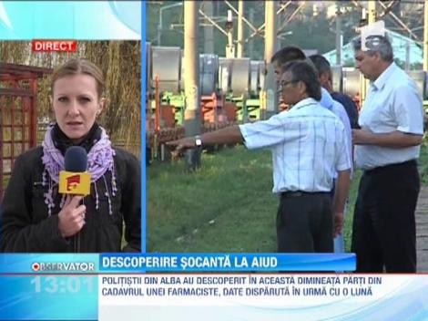 Poliţiştii din Aiud au descoperit părţi din cadavrul unei femei împrăştiate lângă calea ferată