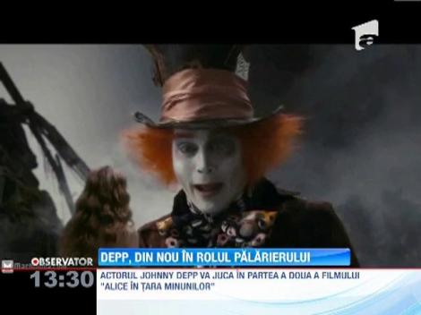 Johnny Depp, din nou în rolul Pălărierului Nebun