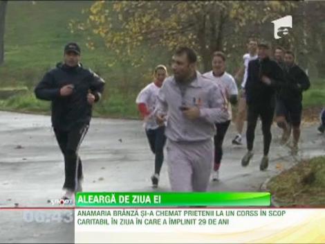 Ana Maria Branză şi-a chemat prietenii la un cross în scop caritabil, chiar de ziua ei