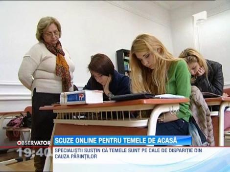 Vremuri noi, scuze noi! Elevii inventează probleme demne de 2013 pentru a nu face temele