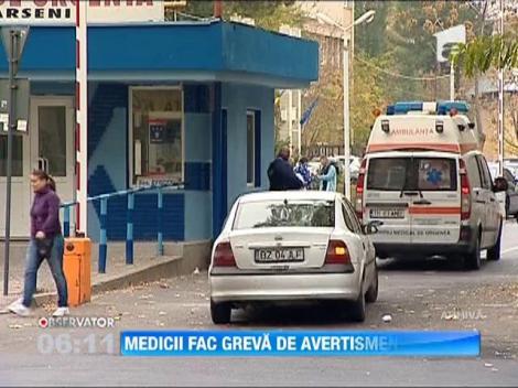 Grevă de avertisment la toate unităţile medicale din ţară