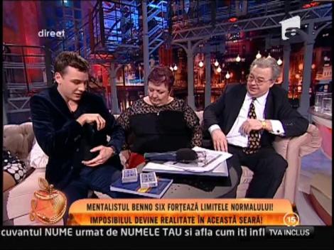 Mentalistul Benno Six, trucuri nemaivăzute