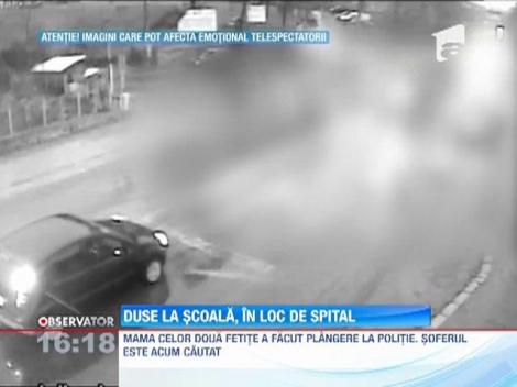 Vâlcea: Doua fetiţe au fost spulberate pe trecerea de pietoni