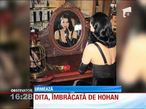 Designer de vedete: Dita von Teese, îmbrăcată de Maria Lucia Hohan