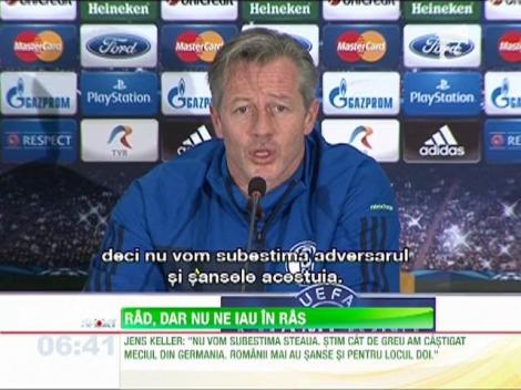 Jens Keller, antrenor Schalke: "Nu subestimăm Steaua. Românii vor fi motivaţi pentru că mai au şanse!"