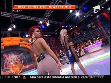 Au renunțat la lenjerie intimă? Păcătoase și frumoase, la dans de noapte scoase!