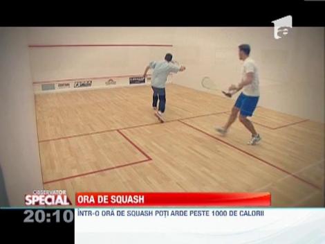 SPECIAL! Squash-ul, cel mai epuizant sport