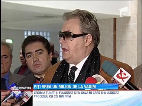 Victor Piţurcă îi cere lui Vadim Tudor un milion de euro daune şi scuze publice