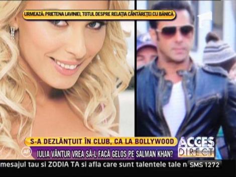 Iulia Vântur s-a dezlănţuit în club alături de doi indieni
