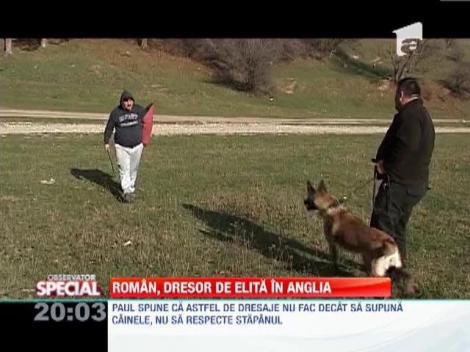 SPECIAL! Român, dresor de elită în Anglia